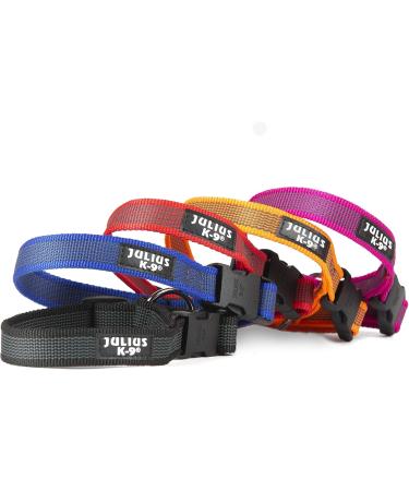 JULIUS-K9 Color & Gray Adjustable Collar | 20mm 27-42cm | Pink-Gray | International Shipping - Buy Online on GoSupps.com