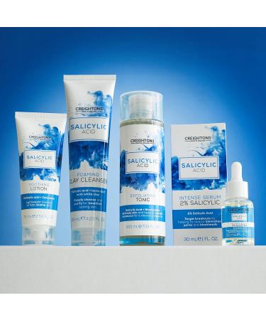 Creightons Salicylic Acid Exfoliating Tonic (200ml) - 1% Salicylic Acid & Niacinamide for Clearer Skin | Dermatologically Tested - Buy Online on GoSupps.com