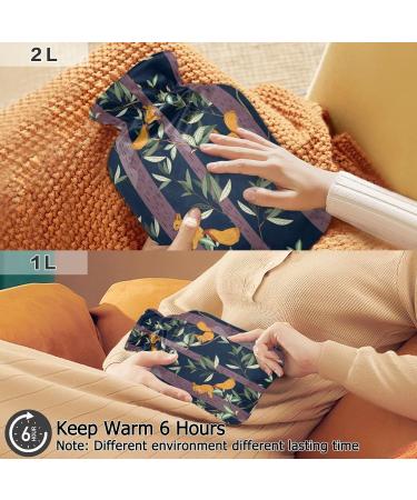 Buy OarenCol Cute Hot Water Bottle with Squirrel Design - 2L Transparent Warm-Up Bag for Cramps & Pain Relief Ships Internationally - Buy Online on GoSupps.com