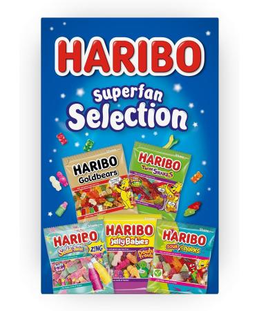 HARIBO Superfan Selection Sweets Gift Box 830g - Buy Online on GoSupps.com