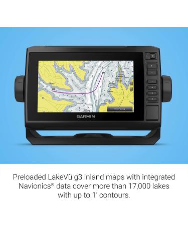 Garmin ECHOMAP UHD 73cv  7" Keyed-Assist Chartplotter with U.S. LakeVu g3 and GT24UHD-TM transducer - Buy Online on GoSupps.com