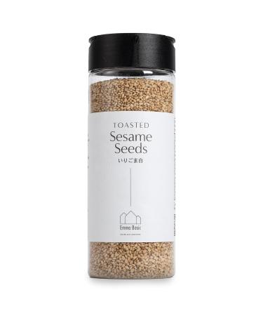 Emma Basic - Roasted White Sesame Seeds 150g | High in Fiber | Protein Source | Vegan | Rich Aroma | Antioxidants