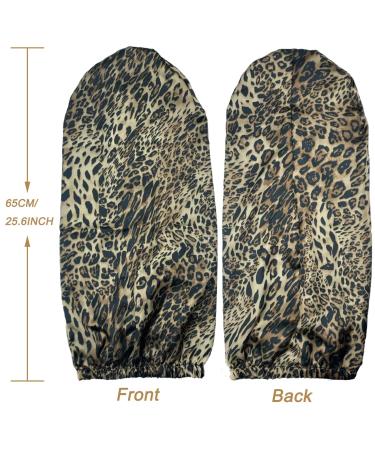 4 Pcs Silky Satin Bonnet Set for Women - Long Sleep Cap for Braids - Buy Online on GoSupps.com
