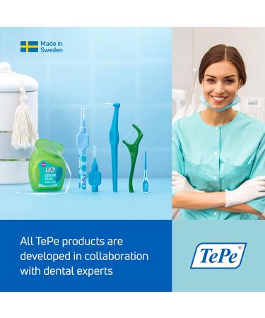 TEPE Dental Floss Picks - EasyPicks XS/S Orange 60 Pack | Premium Tooth Flossers for Healthier Smiles - Buy Online on GoSupps.com