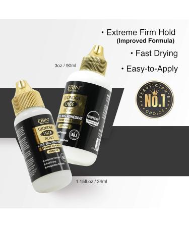 EBIN NEW YORK Wonder Lace Bond Extreme Firm Hold 3.04oz - Supreme No Residue Improved Formula - Buy Online on GoSupps.com
