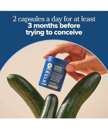 O Positiv Preggo Sperm Health Capsules for Men - OBGYN-Formulated for Improved Sperm Count & Motility with Tongkat Ali, NAC, Alpha Lipoic Acid Male Reproductive Health, 60 Count (Pack of 1) - Buy Online on GoSupps.com