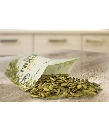 Organic Sprouted Pumpkin Seeds with Sea Salt 22oz Bag | Non GMO, Keto Snacks, Paleo, Gluten Free, Vegan | High Protein, Low Glycemic Index | Peanut Free Facility | 22 Ounce Pack - Buy Online on GoSupps.com