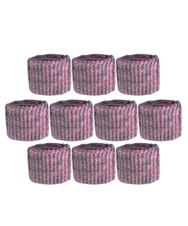 Steel Wool Scrubber Sponge - 10 Scrubbing Pads - Household Cleaning Sponges Pre-Soaped Pads for Cleaning Dishes Pots Pans Grills and Sinks