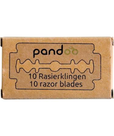 Pandoo Razor Plane with Bamboo Handle | Zero-Waste Safety Razor for Men & Women | Closed Comb Plastic-Free + eBook & 10 Thin Handle Blades - Buy Online on GoSupps.com