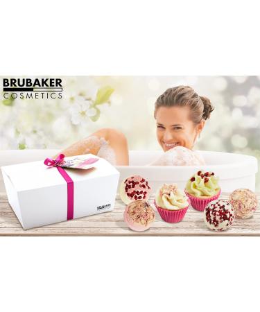 BRUBAKER Pink Moments Bath Chocolates Set - Handmade Vegan Luxury for Spa & Relaxation - Buy Online on GoSupps.com