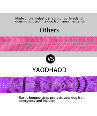 Adjustable Safety Harness Dog - Heavy Duty Elastic Buffer & 360 Rotary Carabiner - Purple Headrest Type - Nylon Pet Seating Straps for International Shipping - Buy Online on GoSupps.com