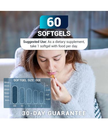 Dr. Berg Maximum Strength Omega-3 Cod Liver Fish Oil (1250 mg) from Wild-Caught Cod - Lemon-Flavored Omega-3 Fish Oil for Women & Men - EPA DHA Supplement 60 Softgels - Buy Online on GoSupps.com