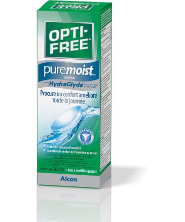 Opti-Free PureMoist with HydraGlyde Multipurpose Contact Lens Solution 300 ml - Buy Online on GoSupps.com