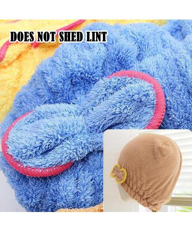 Tyxhxtf 4 Pack Microfiber Hair Towels - Super Absorbent Quick-Dry Hair Drying Towels for Women & Girls - Buy Online on GoSupps.com