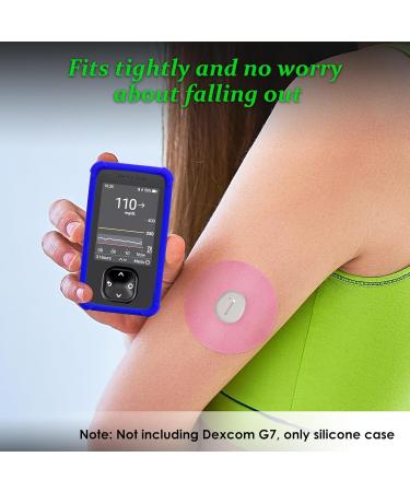 Buy Dexcom G7 Silicone Shockproof Case with Airtag | YouShares 01 Blue Protective Cover for Dexcom G7 Receiver - Buy Online on GoSupps.com