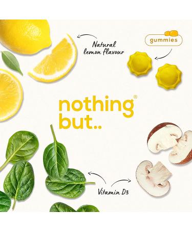 Vitamin D3 Gummies 4000 IU for Adults - Immune System & Bone Health Support - 60 Vegan Chewable Gummies - Buy Online on GoSupps.com