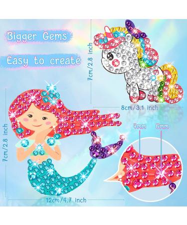 Zonon Gem Diamond Painting Kit for Kids - 26 Piece DIY Sticker Painting Set for Magical and Cute Art and Crafts - Buy Online on GoSupps.com