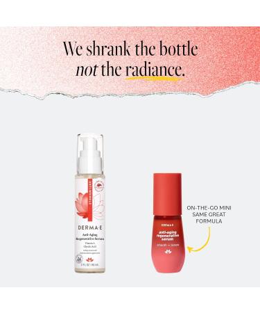 DERMA E Face Serum Anti Aging Regenerative Retinol Serum for Face 1 Fl Oz Vitamin A Bakuchiol Glycolic Acid Green Tea Extract Helps Reduce Appearance of Fine Lines and Wrinkles - Buy Online on GoSupps.com