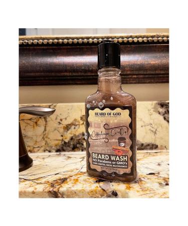 Titanium Shimmer Beard Wash Shampoo Soap - Moisturizing & Nourishing | Handcrafted in USA by Coffeehouse Co-Op - Buy Online on GoSupps.com