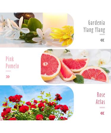 MitFlor Essential Oils Set - 6x10ml Aromatherapy & Fragrance Oils for Perfume Soap Candle Making | Gift Set with Gardenia Ylang Ylang & Pink Pomelo - Buy Online on GoSupps.com