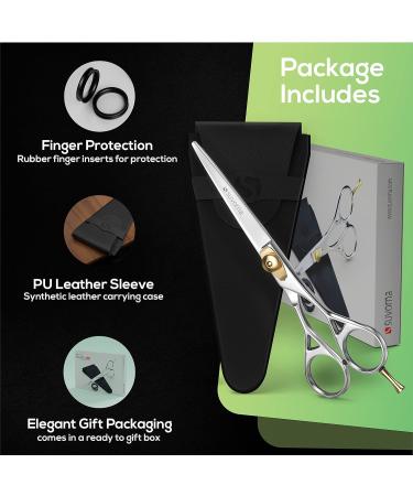 Suvorna 6 Professional Hair Scissors - Japanese Hairdressing Scissors for Men & Women | Barber Scissors with Razor Sharp Blades - 1 Count Pack - Buy Online on GoSupps.com