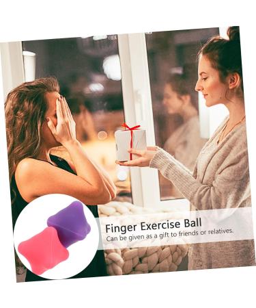 FOMIYES 2 STK Hex Grip Acupressure Balls | Silicone Hand Exercise & Massage Tools for Healthcare - Buy Online on GoSupps.com