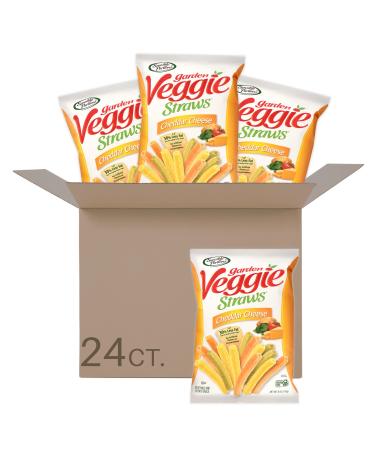 Sensible Portions Garden Veggie Straws cheddar cheesecheese Snack Size 24 Count