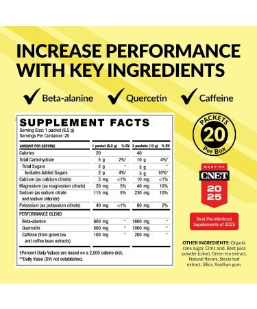 BODi Energize Pre Workout Powder - Beta-Alanine Quercetin & Low-Dose Caffeine Formula for Enhanced Energy & Focus Increase Energy & Endurance Supplement Strawberry Lemonade Flavored 20 Sticks Strawberry Lemonade 20 Serv  - Buy Online on GoSupps.com