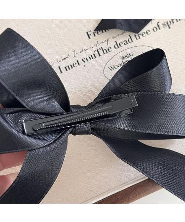 amangul Sweet Ballet Ribbon Hair Bows Hair Clip Lazy Hairpin Women Barrettes PonytailHolder for Lady Girl Hair Styling Tool(White) - Buy Online on GoSupps.com