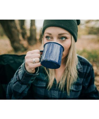 Stansport Blue Enamel Percolator Mugs - Durable Camping Coffee Cups - Buy Online on GoSupps.com