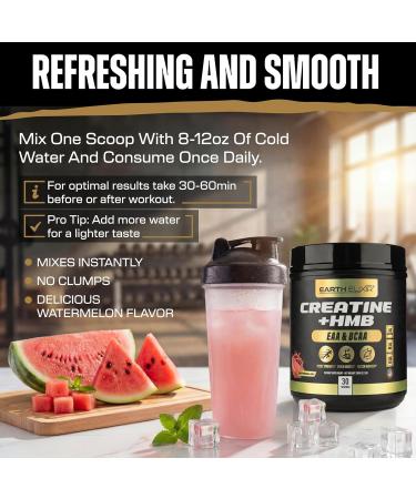 Creatine HMB Supplements for Men and Women w/Essential Amino Acids | EAA & BCAA Powder Mix | Creatine Monohydrate Powder and HMB | EAAS & BCAAS | Made in USA & 3rd Party Tested - Buy Online on GoSupps.com