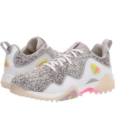adidas Women's Codechaos 21 Primeblue Spikeless Golf Shoes 9 - Footwear White/Screaming Pink/Grey Two - Buy Online on GoSupps.com