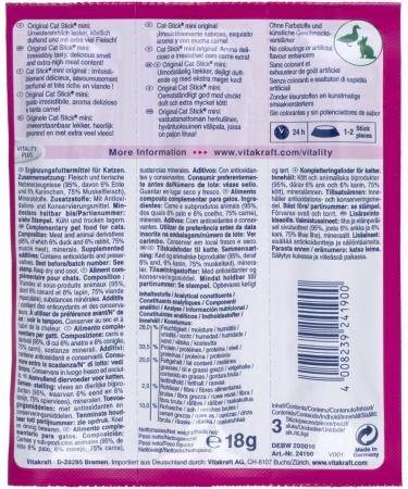 Vitakraft Cat Snacks - Duck & Rabbit Sticks + Salmon MSC | 20x3 pcs - Premium International Shipping - Buy Online on GoSupps.com