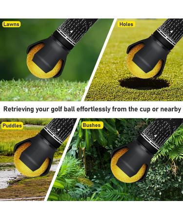 Golf Ball Retriever for Putter Grip - 4 Pcs Suction Cup Grabber Golf Ball Picker Upper - Buy Online on GoSupps.com