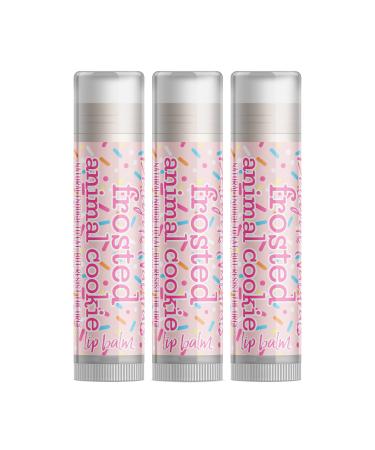 Frosted Animal Cookie Lip Balm - Set of Three