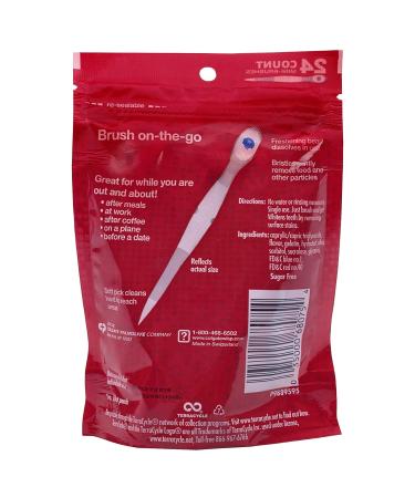 Colgate Optic White Wisp Disposable Mini Toothbrush Cool Mint 24 Count - Pack of 4 - Buy Online on GoSupps.com