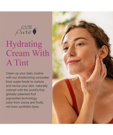 100% Pure Anti-Aging Tinted Moisturizer - Fruit Pigmented Golden Peach - Lightweight Foundation for Medium-Tan Skin - Vegan - 1 Fl Oz - Buy Online on GoSupps.com