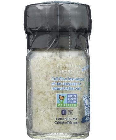 Celtic Sea Salt & Peppercorn Mini Grinders - Organic, Reusable Glass, 2.9 oz - Buy Online on GoSupps.com