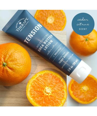 Village Naturals Therapy Tension Shea Butter Lotion Cedar Citrus - Moisturizing Daily 6-Pack for Soothing Relief - Buy Online on GoSupps.com