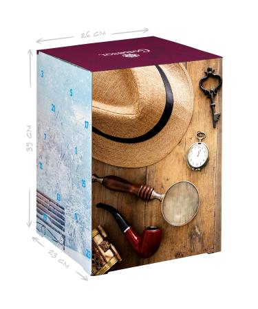 Corasol Premium Crime & Coffee Advent Calendar | 24 Unique Coffees + Puzzle Thriller | Perfect Gift for Coffee Lovers - Buy Online on GoSupps.com