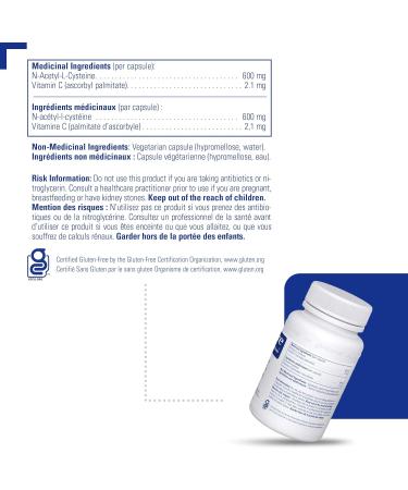 Pure Encapsulations NAC 600 mg - N-Acetyl Cysteine NAC Supplement for Immune Support Liver Support & Antioxidants* - With Freeform N-Acetyl-L-Cysteine - 90 Capsules 90 count (Pack of 1) - Buy Online on GoSupps.com