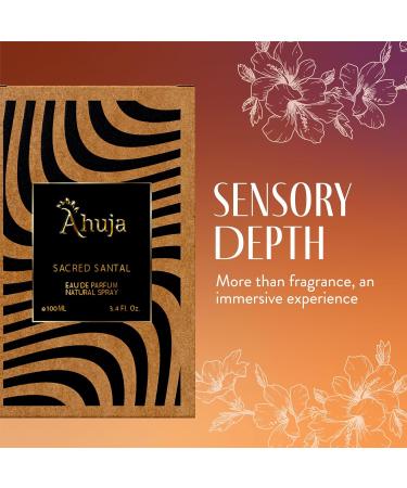 AHUJA Sacred Santal Eau de Parfum 3.4 fl oz -Unisex Perfume Sandalwood Violet Leaves and Cardamom Earthy Woody Scent w/Spicy Notes Best Alternative for Santal 33 Sacred Santal 3.4 Fl Oz (Pack of 1) - Buy Online on GoSupps.com