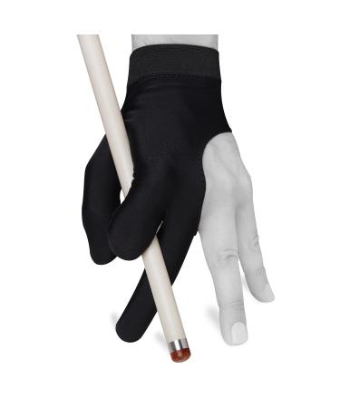 Billiard Pool Cue Glove by Fortuna - Classic - Fits Either Hand - Black X-Large
