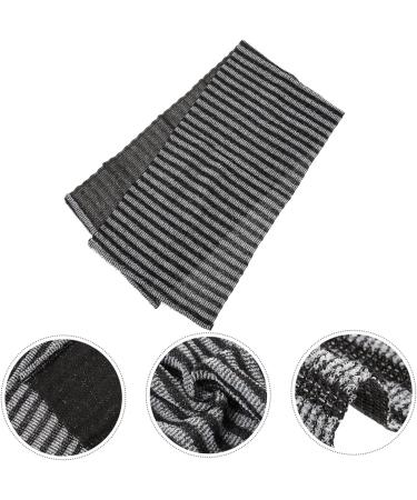 Zerodeko 4 Pcs Striped Exfoliating Bath Towels - Shower Scrubber & Back Scrubber for Ultimate Clean | Polyester Household Essential - Buy Online on GoSupps.com