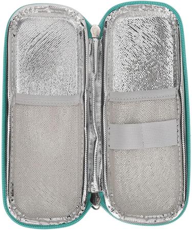 Insulin Cooler Case - Diabetic Supplies Cooling Bag for Insulin Pen - Marble Green - Buy Online on GoSupps.com