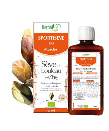 HerbalGem - Sportis ve - Recovery - For Joints And Muscles - Based On Fresh Birch Sap - Enriched With Buds - Certified Organi