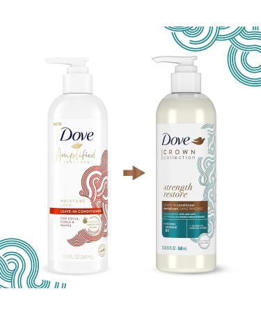 Dove Amplified Textures Coconut Milk & Aloe Hair Care Bundle - 3 Pack, 11.5 oz each - Buy Online on GoSupps.com