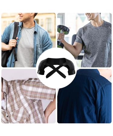 Shoulder Support Brace - Double Shoulder Brace Brace Shoulder Wrap | Breathable Shoulder Compression Sleeve Wrap Shoulder Strap Brace Elastic Shoulder Compression Brace for Adults - Buy Online on GoSupps.com