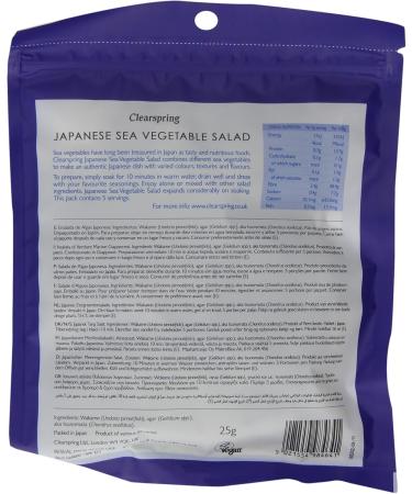 Clearspring Japanese Seaweed Salads 25g - Pack of 3 - Buy Online on GoSupps.com