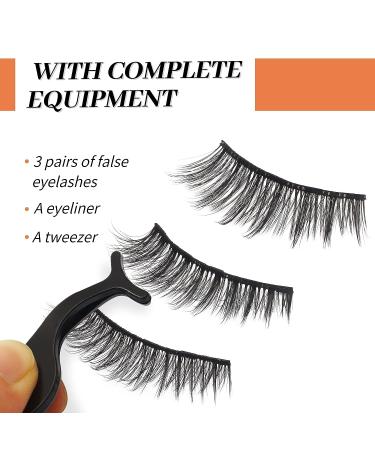 TING'S SOUL Magnetic Eyelashes - 5 Pairs/ Style A - Natural 3D Lashes Like Extensions - Buy Online on GoSupps.com
